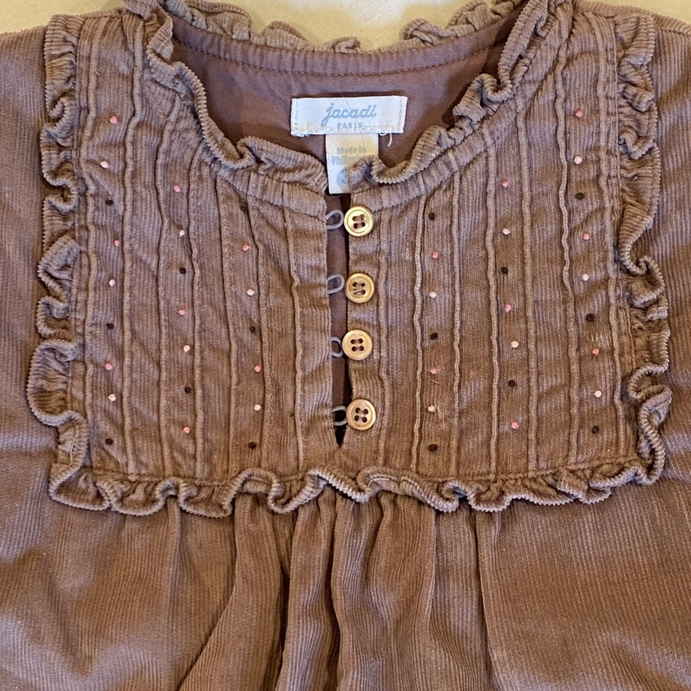 Jacadi 3T Corduroy Tunic
